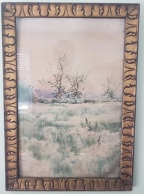 watercolor landscape listed artist Alfred Thompson Bricher (American, 1837-1908