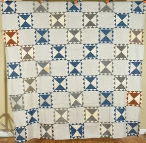 1890's Hourglass Quilt Top