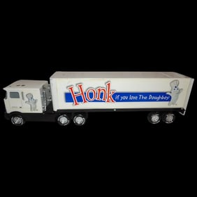 Vintage 1999 Nylint Pillsbury Steel Sound Machine Semi Truck 20” USA