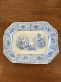 Ontario Lake Scenery Staffordshire Platter