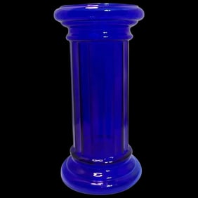 Pilgrim Cobalt Blue Art Glass