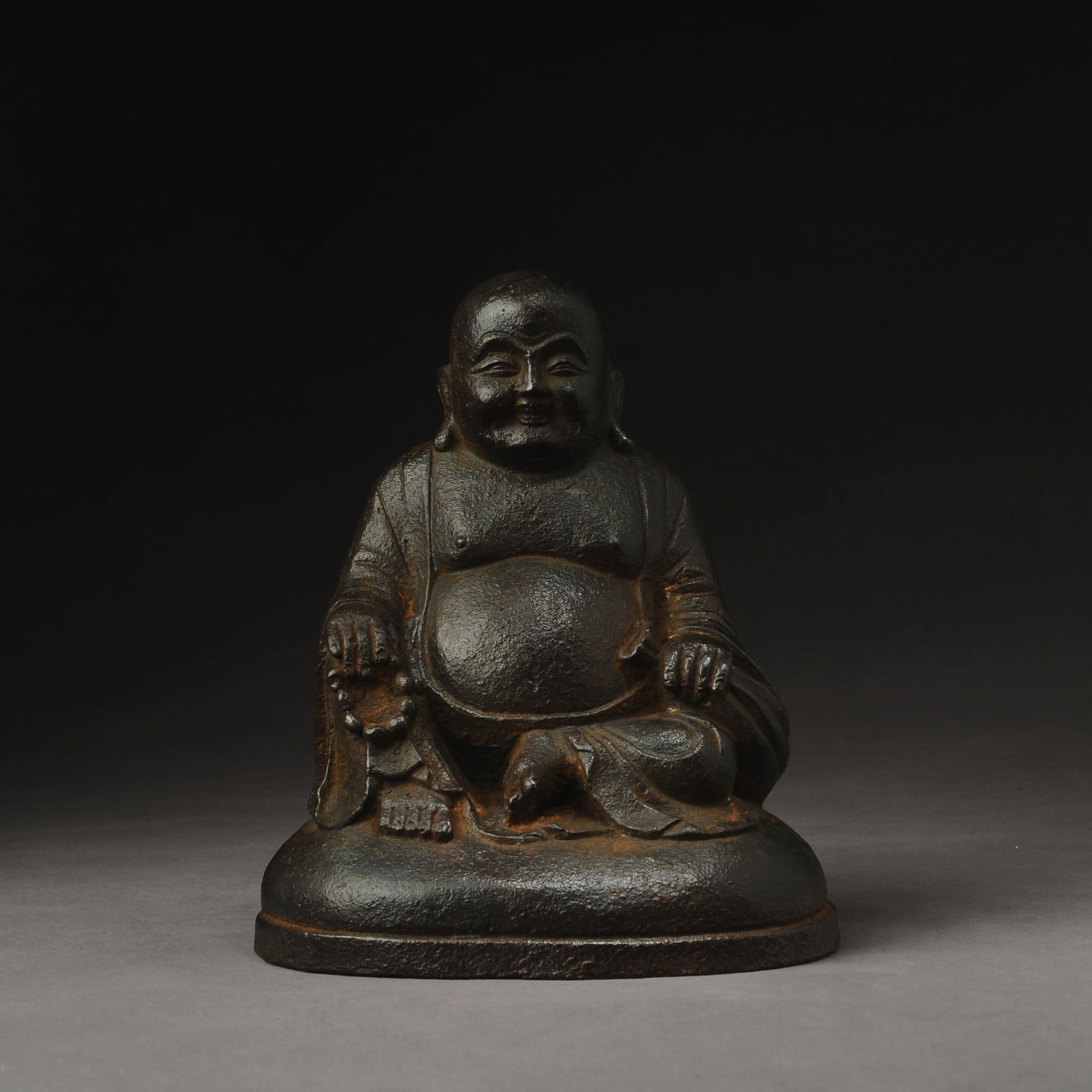 Japan Showa period cast iron Buddha statue - Sakyamuni Buddha (1 of 9)