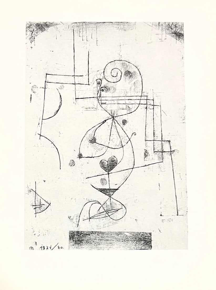 1947 Paul Klee Engraving 25 Queen Of Hearts 1921 (1 of 1)