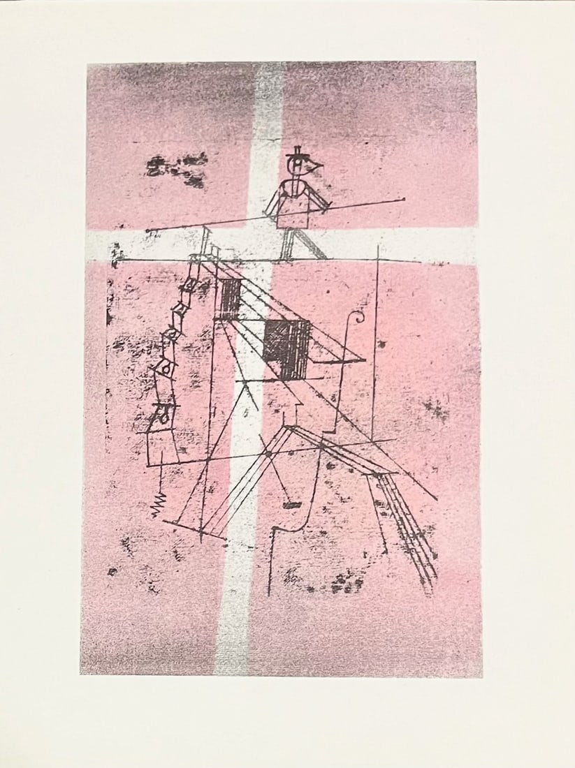 1947 Paul Klee Engraving 27 Tightrope Walker 1921 (1 of 1)