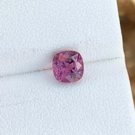 Magenta Red Spinel Loose Gemstone, Faceted Spinel Stone, Spinel Loose Stone (1 of 5)