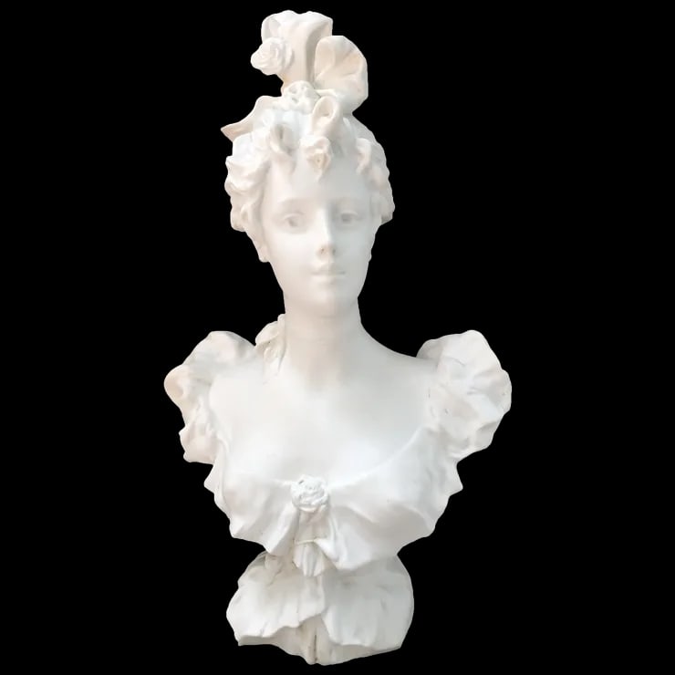 18" Parian Bust (1 of 7)
