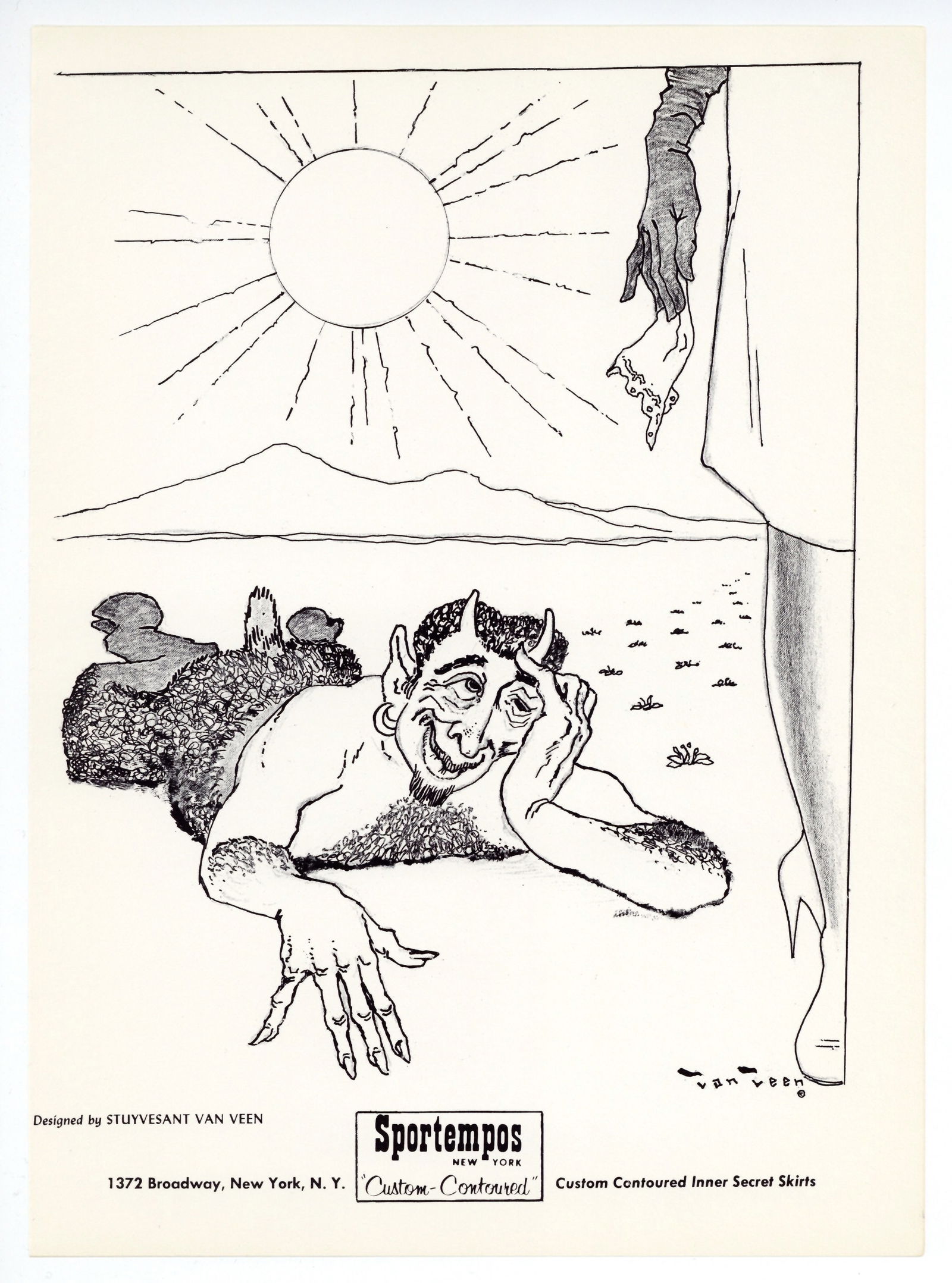 Stuyvesant Van Veen original lithograph: Medium: original lithograph. This lithograph was printed in 1955 for the "Improvisations" portfolio, and published by the Artists Equity Association of New York in an edition of 2000 on the occasion o