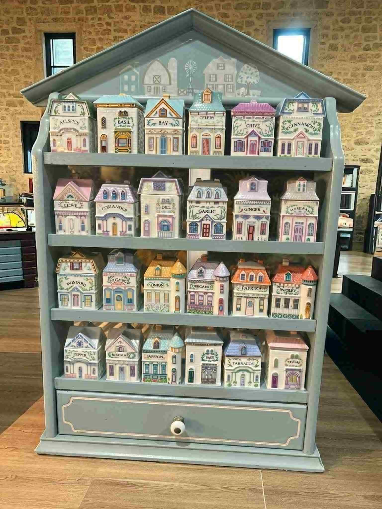 Rare Lenox Spice Village 24 Jar Set (1 of 11)