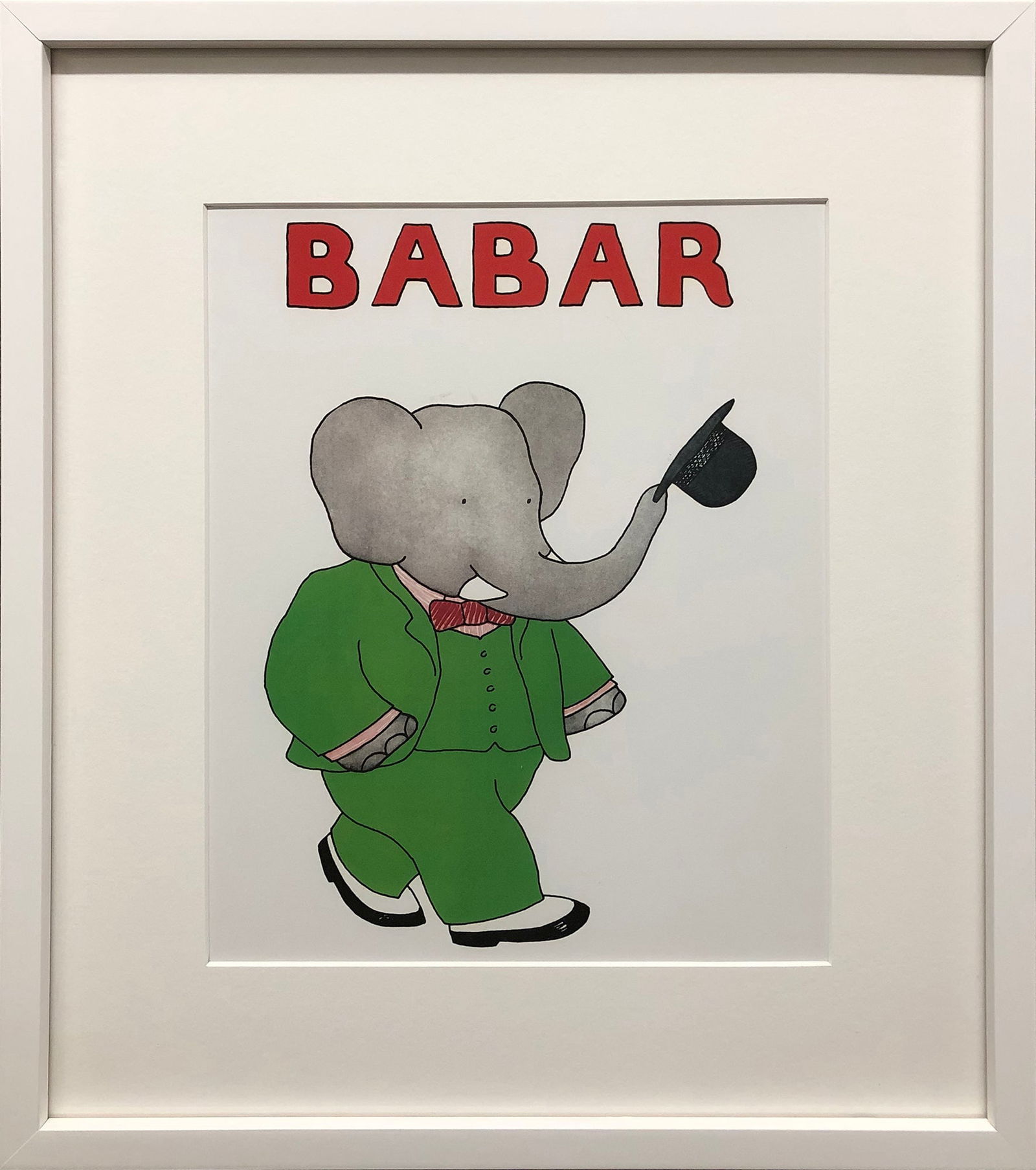額装品/Le Petit Dejeuner Babar（ジャン ド ブリュノフ） Jean De Brunhoff Le Petit Dejeuner De Babar