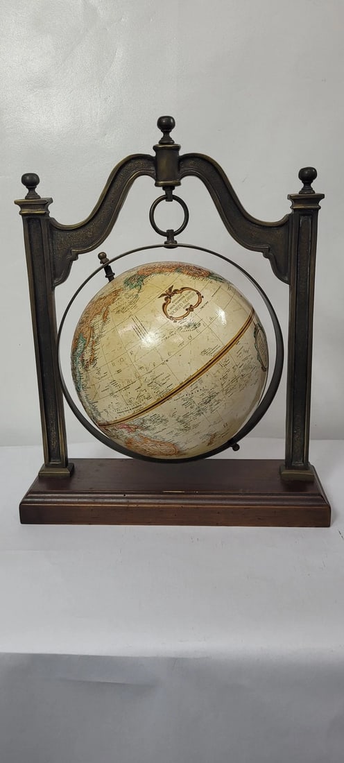 Vintage World Globe Office Desk Table Top Art Spain Replogle Spear (1 of 10)