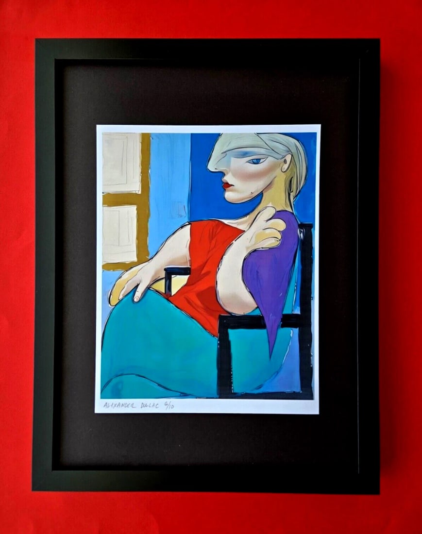 Woman of Picasso Hand-Signed Ltd.Ed. Print (10) COA Authentic by Alexander Dulac (1 of 2)