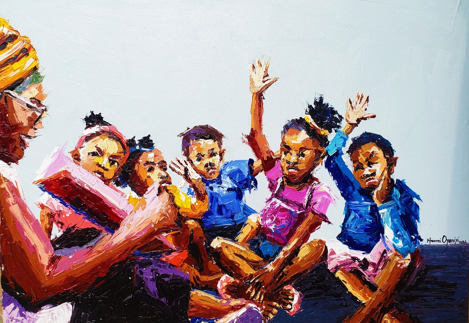 Once Upon A Time, 2021: About the Item Shipping Procedure FREE Shipping Worldwide Ships in a well-protected tube from Nigeria This work is unique, not a print or other type of copy. Accompanied by a Certificate of Authentici