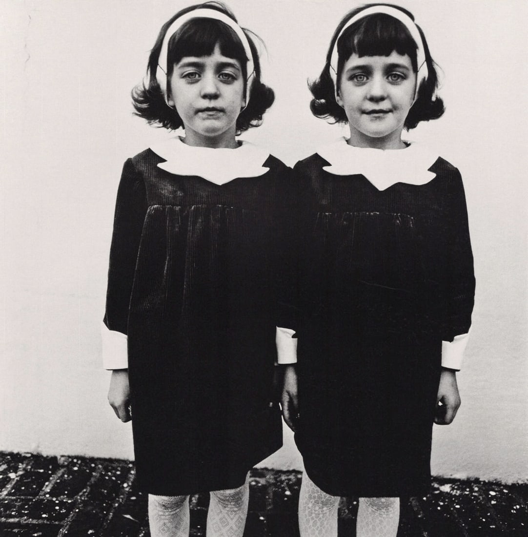 DIANE ARBUS - Identical twins, Roselle, NJ, 1967: Title: DIANE ARBUS - Identical twins, Roselle, NJ, 1967 Description: Artist: DIANE ARBUS Print Title: Identical twins, Roselle, NJ, 1967 Medium: Duotone Print Printed 2000’s in Italy Image size