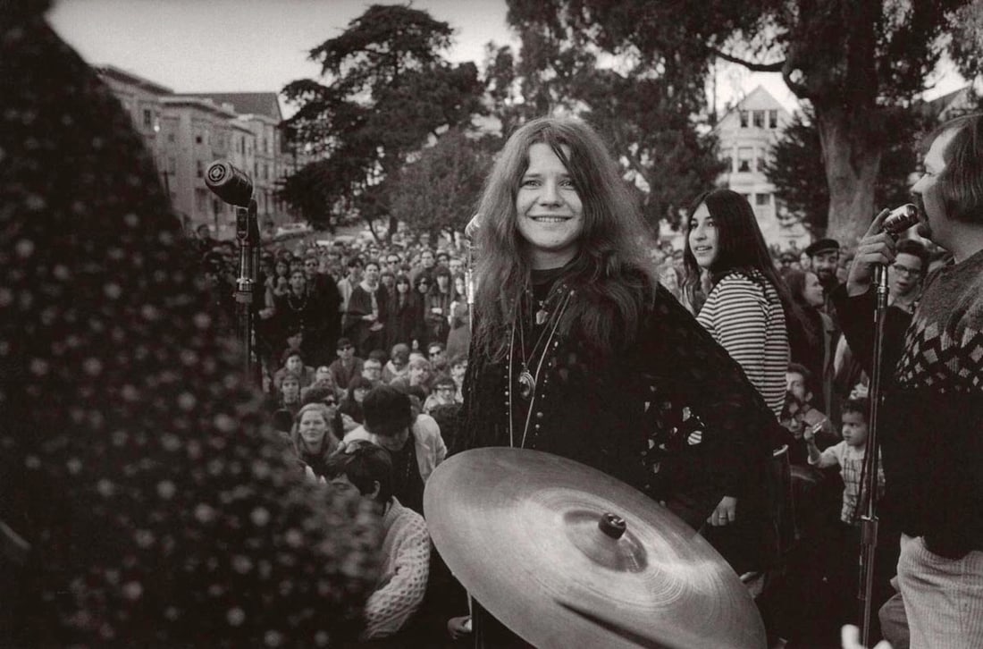 JIM MARSHALL - Janis Joplin, 1966 in Golden Gate Park (1 of 1)