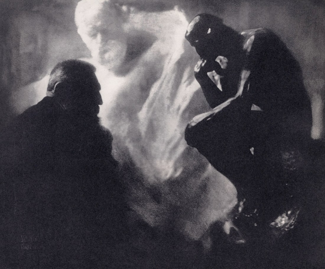 EDWARD STEICHEN - Rodin, Le Penseur, Paris, 1902 (The Thinker) (1 of 1)