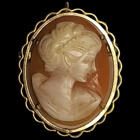 Vintage Cameo Brooch/Pin