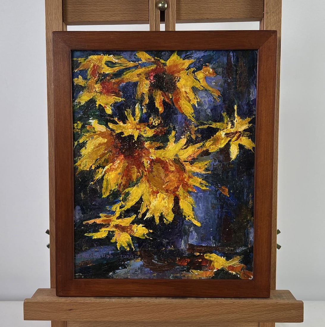 Oil painting Vase with sunflowers Vadim Aksenov (1 of 9)