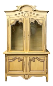 1970s Large Painted French Style Cabinet by Baker Furniture