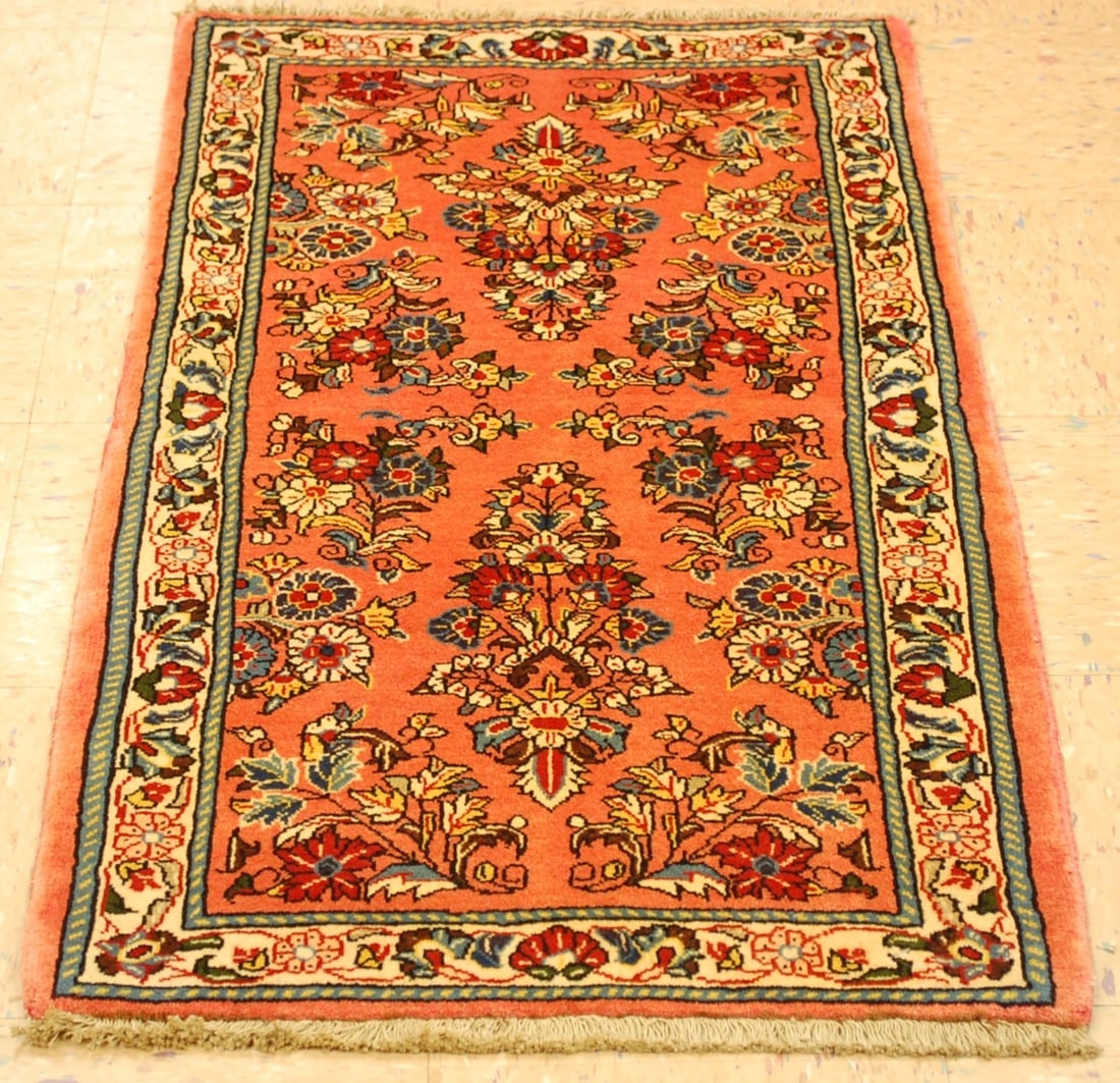 PERSIAN SARUK RUG 2' 2" X 4' (1 of 7)
