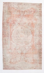9'2'' x 5'4'' Handmade Vintage Wool Rug - 23218
