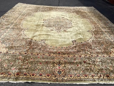 Antique Square Large size Ravar kirman-343
