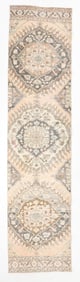 12'9'' x 2'11'' Turkish Vintage Runner Rug - 7301