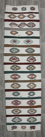 11'9'' x 3'2'' Turkish Vintage Hemp Rug - 2308