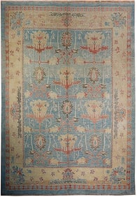 11 x 14.8 Grey Semi-Antique Oushak Rug #PIX-22987