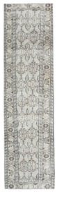 8'10'' x 2'4'' Turkish Vintage Runner Rug - 24521