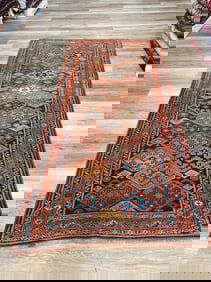 Antique Tribal Kurdish- Caucasinn Rug-3405