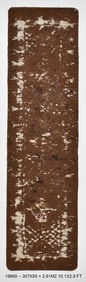 10'1'' x 2'9'' Vintage Felt Rug in Wool - 19869