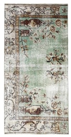 4'12'' x 2'5'' Turkish Vintage Runner Rug - 24682