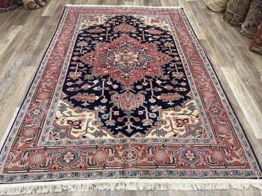 Vintage Indo- Persian Heriz rug-FA