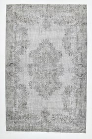 10'2'' x 6'5'' Handmade Vintage Wool Rug - 7206