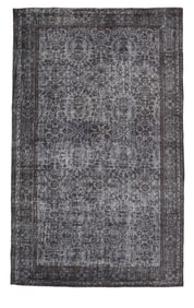 9'5'' x 5'9'' Handmade Vintage Wool Rug - 24471