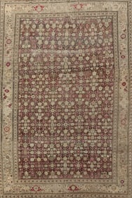 Pre-1900 Antique Karabagh Russian Area Rug 8x13