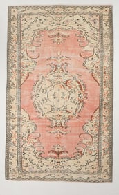 8'8'' x 5'2'' Handmade Vintage Wool Rug - 2802