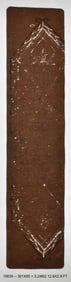 12'7'' x 2'9'' Vintage Felt Rug in Wool - 19839