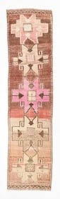 9'9'' x 2'4'' Turkish Vintage Runner Rug - 7291