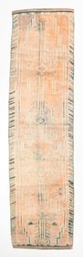 12'6'' x 3'2'' Vintage Wool Runner Rug - 7306