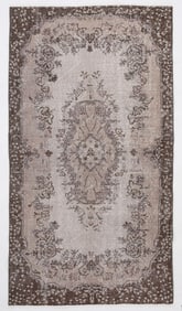 6'10'' x 3'9'' Handmade Vintage Wool Rug - 1170