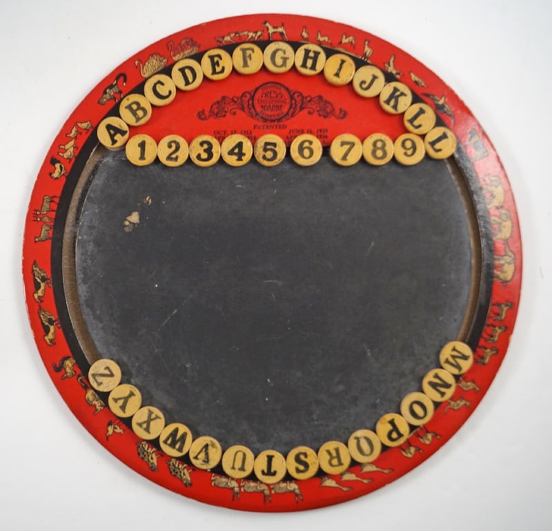 School Teacher Education Numbers Chalk Board 1926 (1 of 5)