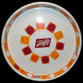 Vintage 1968 Schlitz Beer Tray
