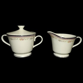 Lenox Amethyst China Sugar & Creamer