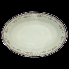 9" Oval Vegetable Bowl Amethyst Pattern by Lenox