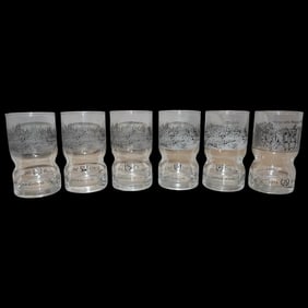 Vintage 25th anniversary of Wonnegauer Weinkeller (Wine Cellar) Wine Tasting Glasses
