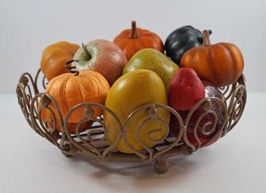 14 Assorted Gourds & Fruit Country Store Decorations #2