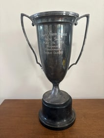 1945 Colby Junior Colege Horse Show Loving Cup Trophy New London NH