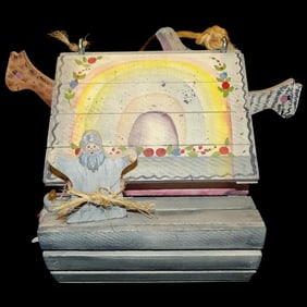 Noah’s Ark Folk Art Bird House- made in 1994