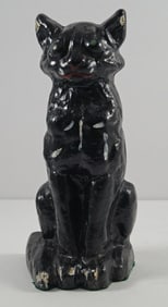 Antique Halloween Cat Cast Iron Doorstop 1920’s